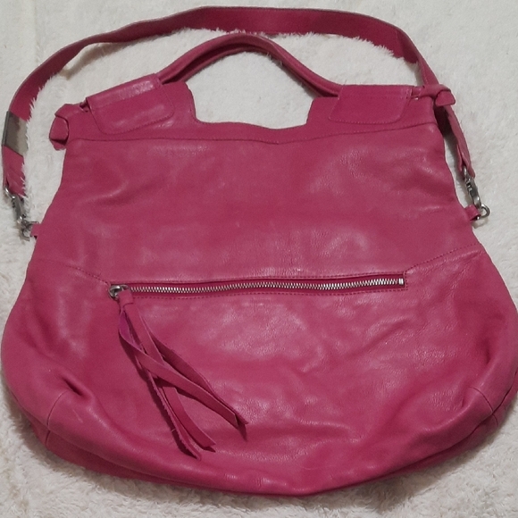 Foley + Corinna Handbags - Foley + Corinna Pink Shoulder Bag with Slouchy Design
